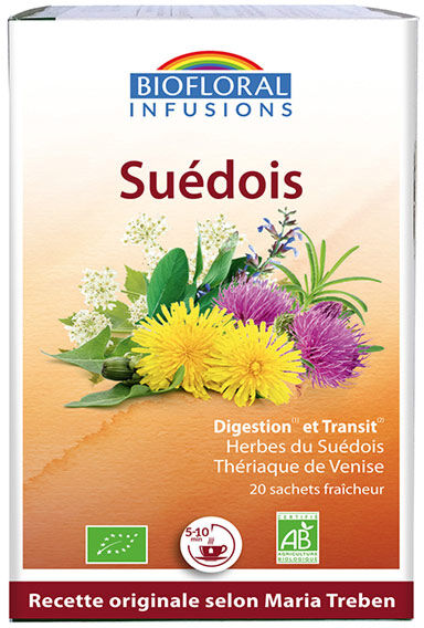 Biofloral Infusion du Suédois boite de 20 sachets