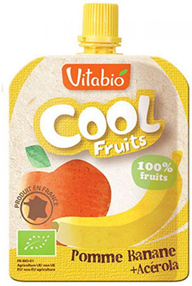 Vitabio Cool Fruits Pomme Banane + Acérola 90g