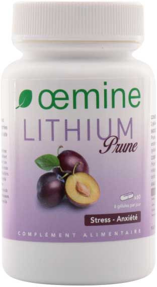 Oemine Lithium Prune 60 gélules