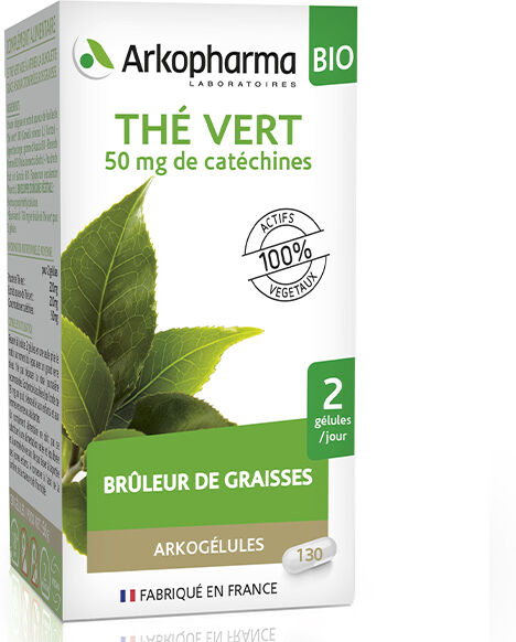 Arkopharma Arkogélules Thé Vert Bio 130 gélules