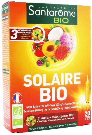 Santarome Bio Solaire 20 ampoules