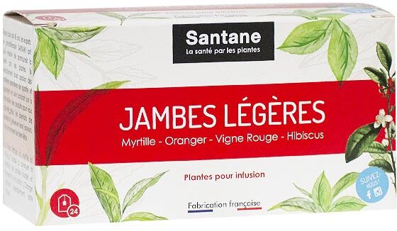 Iphym Santane Infusion Jambes Légères 24 sachets