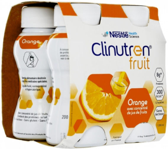 Clinutren Fruit Orange 4 x 200ml