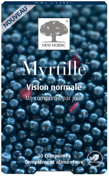 New Nordic Myrtille Vision Normale 30 comprimés