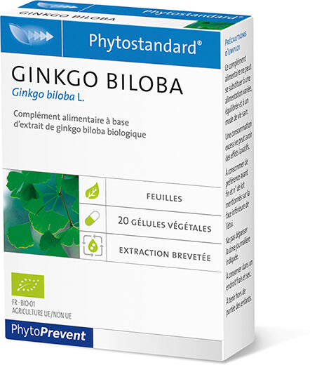 Pileje Phytoprevent Ginkgo Bio 20 gélules