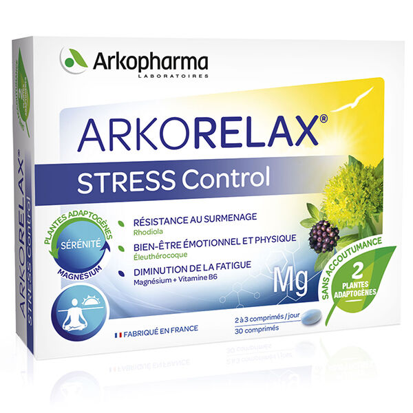 Arkopharma Arkorelax Stress Control 30 comprimés