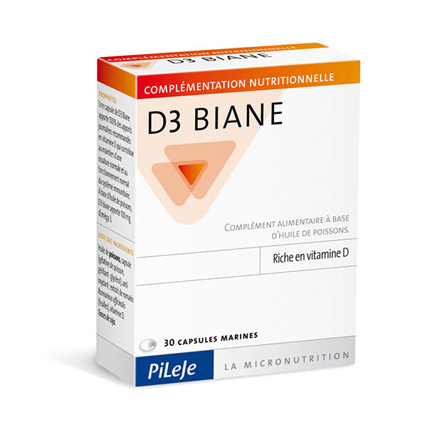 Pileje D3 Biane 30 capsules