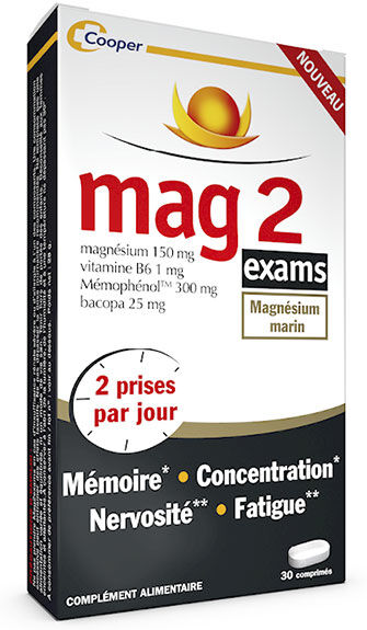 Mag 2 Exams 30 comprimés