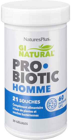 Natures Plus Probiotic Homme 30 gélules