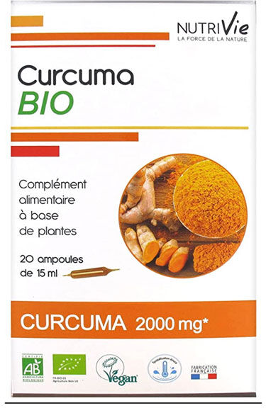 Nutrivie Curcuma Bio 20 ampoules