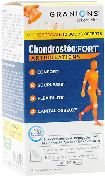 Laboratoire des Granions Chondrostéo Fort Articulations 160 comprimés