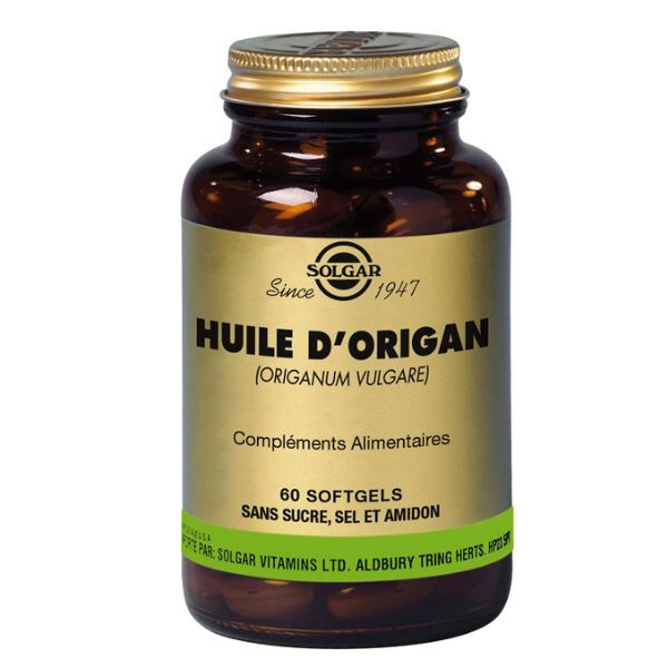 Solgar Huile d'Origan 60 softgels