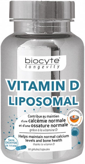 Biocyte Vitamine D Liposomal 30 gélules