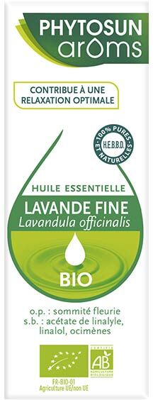 Phytosun Arôms Huile Essentielle Lavande Fine Bio 10ml