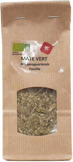 Vit'all+ Tisane Maté Vert Feuille Bio 80g