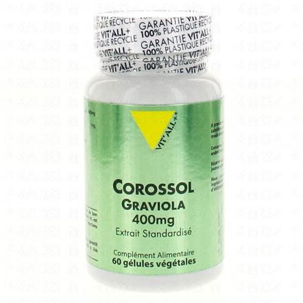Vit'all+ Corossol-Graviola 400mg 60gélules