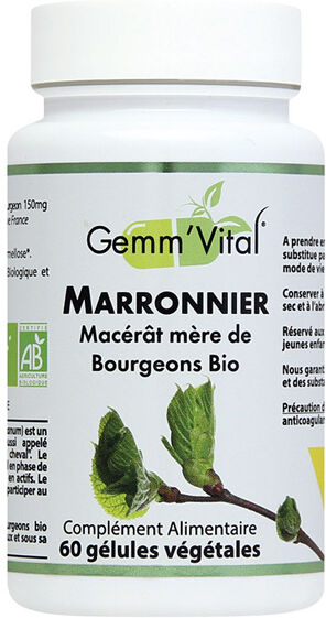 Vit'all+ Bourgeons de Marronnier Bio 60 gélules végétales