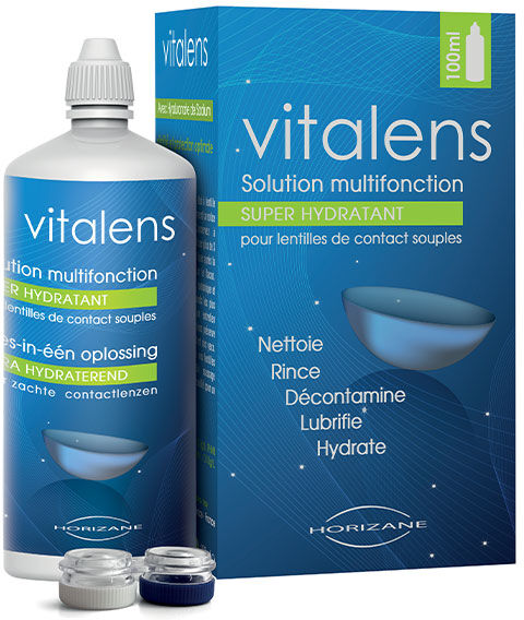 Vitalens Solution Nettoyante Multifonction Lentilles Souples 100ml