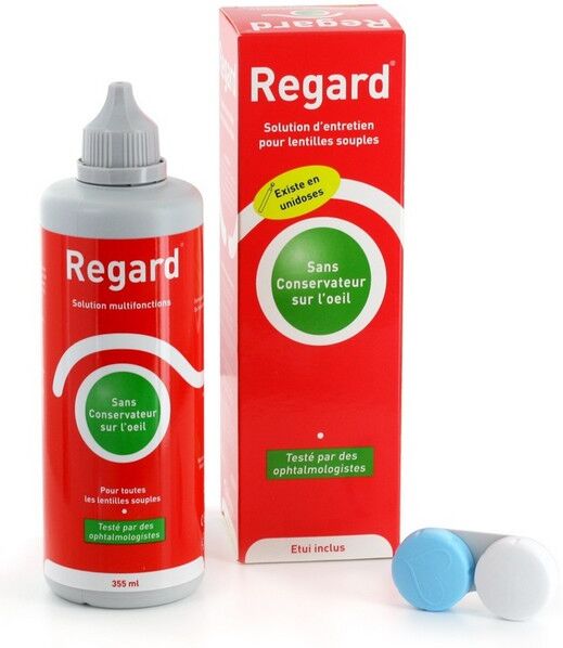 Horus Pharma Regard Solution d'Entretien pour Lentilles Souples 355ml + étui