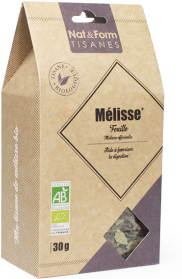 Nat & Form Tisane Mélisse Bio 30g