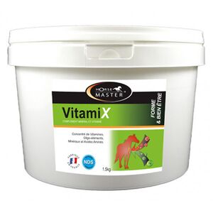 Pommier Nutrition Vitamix Horse Master Complément Minéral et Vitaminique Cheval Granulés 1,5kg