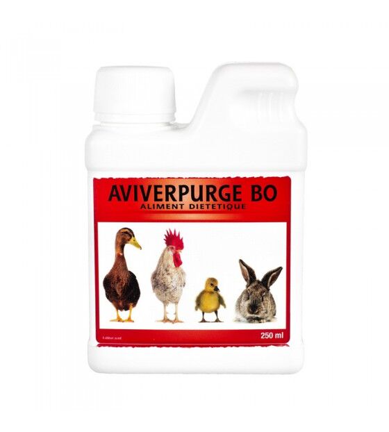 Sennecq Bonne Aviverpurge Aliment Complémentaire Vermifuge Volaille et Lapin Solution Buvable 250ml