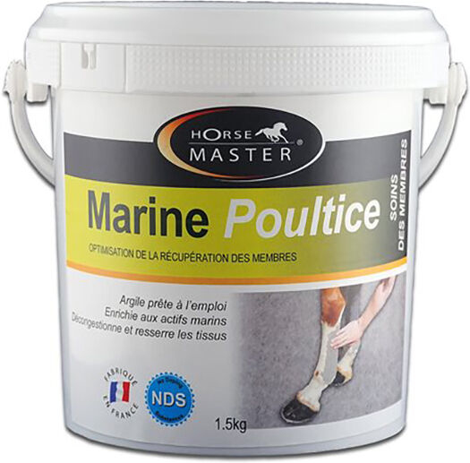 Pommier Nutrition Marine Poultice Argile (kaolinite+montmorillonite) Prete a l'Emploi Cheval 1,5kg