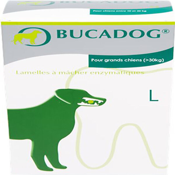 Osalia Bucadog L Chien >30kg Hygiène Bucco-Dentaire Lamelle à mâcher boite de 141g