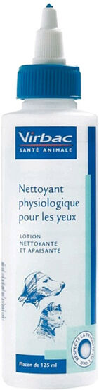 Virbac Nettoyant Physiologique Yeux 125ml