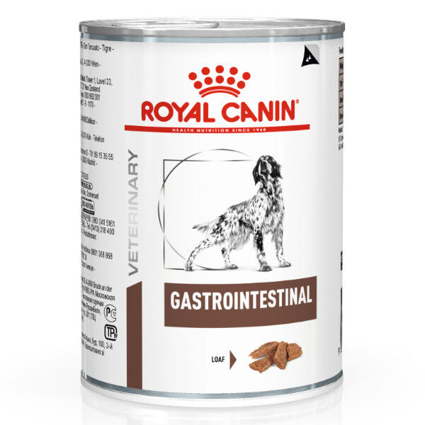 royal canin veterinary diet chien gastro intestinal boite de 400g d'aliment humide