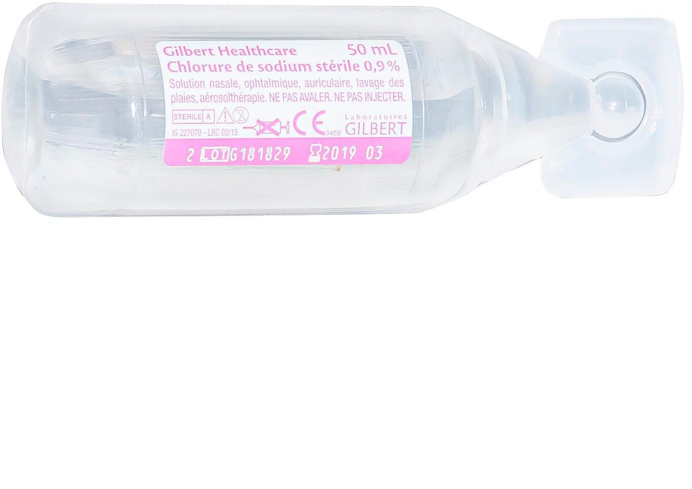 Gilbert Serum Physiologique 50 ml