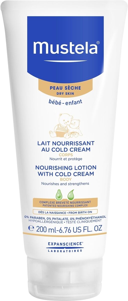 Mustela Lait Nourrissant Cold Cream Peau Sèche 200 ml Prix Promo