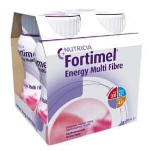 Fortimel Energy Multi Fibres Fraise 4 Pièces