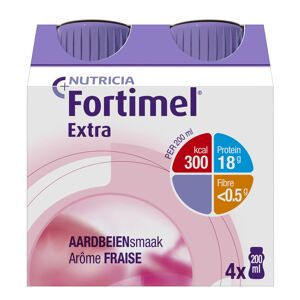 Fortimel Extra Fraise 200 ml 4 Pièces