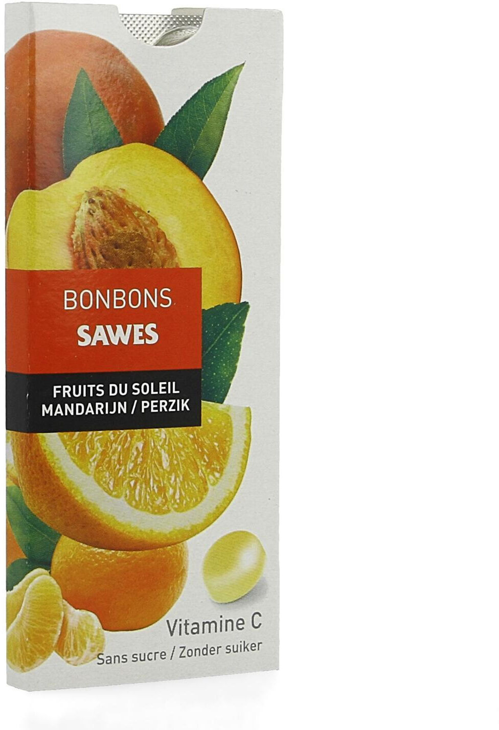 Sawes Bonbon Orange Sans Sucre 10 Pièces