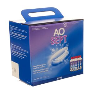 ALCON Aosept Plus Pack 6 Mois 5 x 360 ml