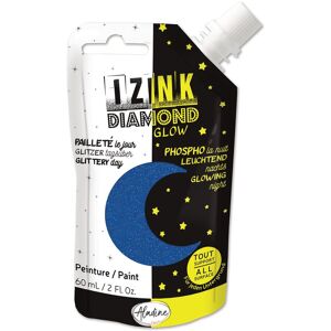 Bernette Izink diamond glow phospho bleu - Peinture textile Bernette Izink diamond glow phospho bleu - Peinture textile