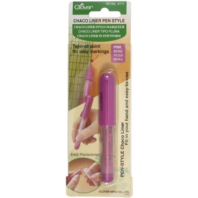 Clover Rose Craie Stylo - Craie pour lignes fines - Stylo à craie pour marquages Clover Rose Craie Stylo - Craie pour lignes fines - Stylo à craie pour marquages