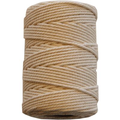 Pelote corde macramé coton écru 200g 2,2mmx70m - Artemio - Mondial Tissus Pelote corde macramé coton écru 200g 2,2mmx70m - Artemio - Mondial Tissus