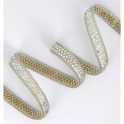Mondial Tissus - MT - Argent - 9mm - Ruban de couture Mondial Tissus - MT - Argent - 9mm - Ruban de couture