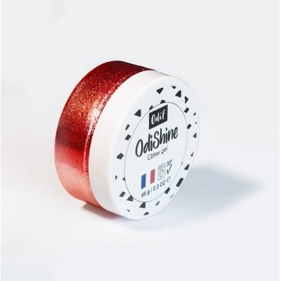 Pot de gel pailleté Ruby - Odishine 70ml Odif - Odif - Mondial Tissus Pot de gel pailleté Ruby - Odishine 70ml Odif - Odif - Mondial Tissus