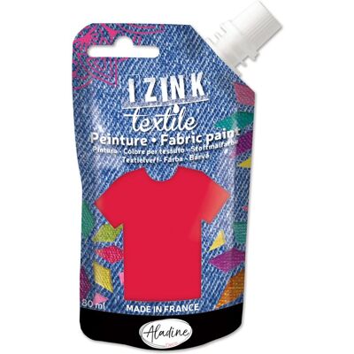 Aladine - Izink Textile - Rouge Velours - Textile Ink Aladine - Izink Textile - Rouge Velours - Textile Ink