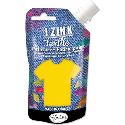 Aladine Izink Textile - jaune - Peinture textile Aladine Izink Textile - jaune - Peinture textile