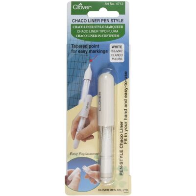 Crayon Chaco blanc - Clover - Clover - Mondial Tissus Crayon Chaco blanc - Clover - Clover - Mondial Tissus