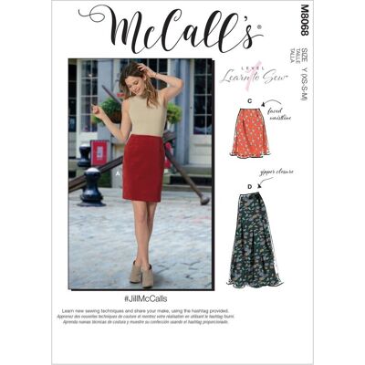 McCall's - 8068ZZ - Jupe crayon - Patron de couture McCall's - 8068ZZ - Jupe crayon - Patron de couture