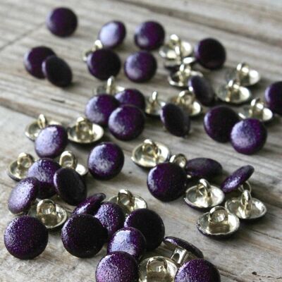 Eglantine et Zoé Shiny violet 10 mm bouton Eglantine et Zoé Shiny violet 10 mm bouton