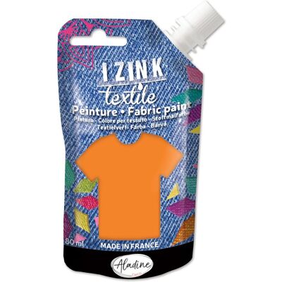 Peinture textile a pigment orange - Aladine - Mondial Tissus Peinture textile a pigment orange - Aladine - Mondial Tissus
