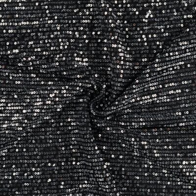 Tissu sequin argenté - Mondial Tissus Tissu sequin argenté - Mondial Tissus