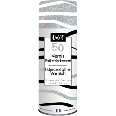Odif - Vernis Pailleté Iridescent 50 - 125 ml - Varnish Odif - Vernis Pailleté Iridescent 50 - 125 ml - Varnish