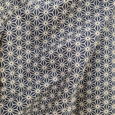 Mondial Tissus - Tissu popeline coton japonais étoiles origami beige - Fabric Mondial Tissus - Tissu popeline coton japonais étoiles origami beige - Fabric